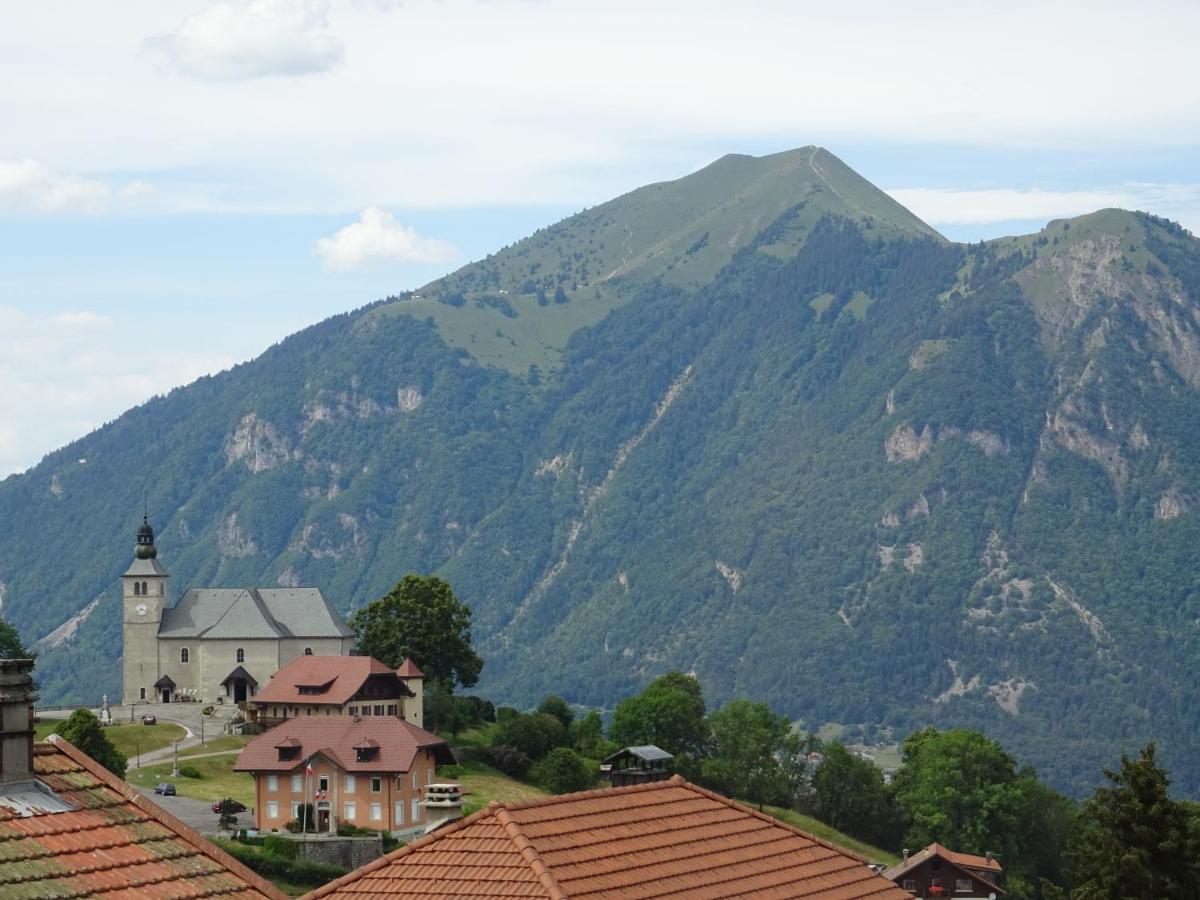 Chalet Neuf 6 Personnes Mont-Saxonnex Esterno foto