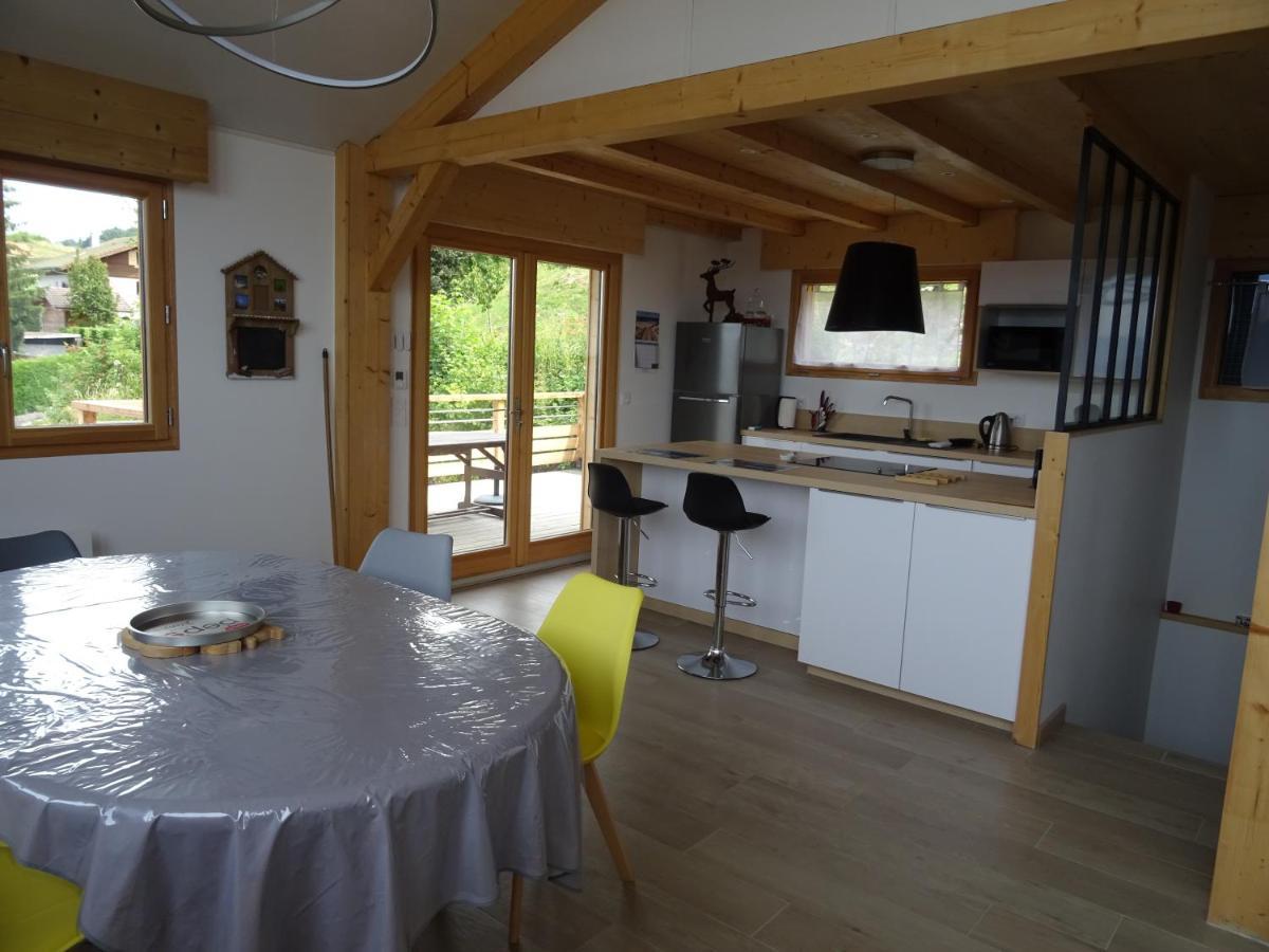 Chalet Neuf 6 Personnes Mont-Saxonnex Esterno foto