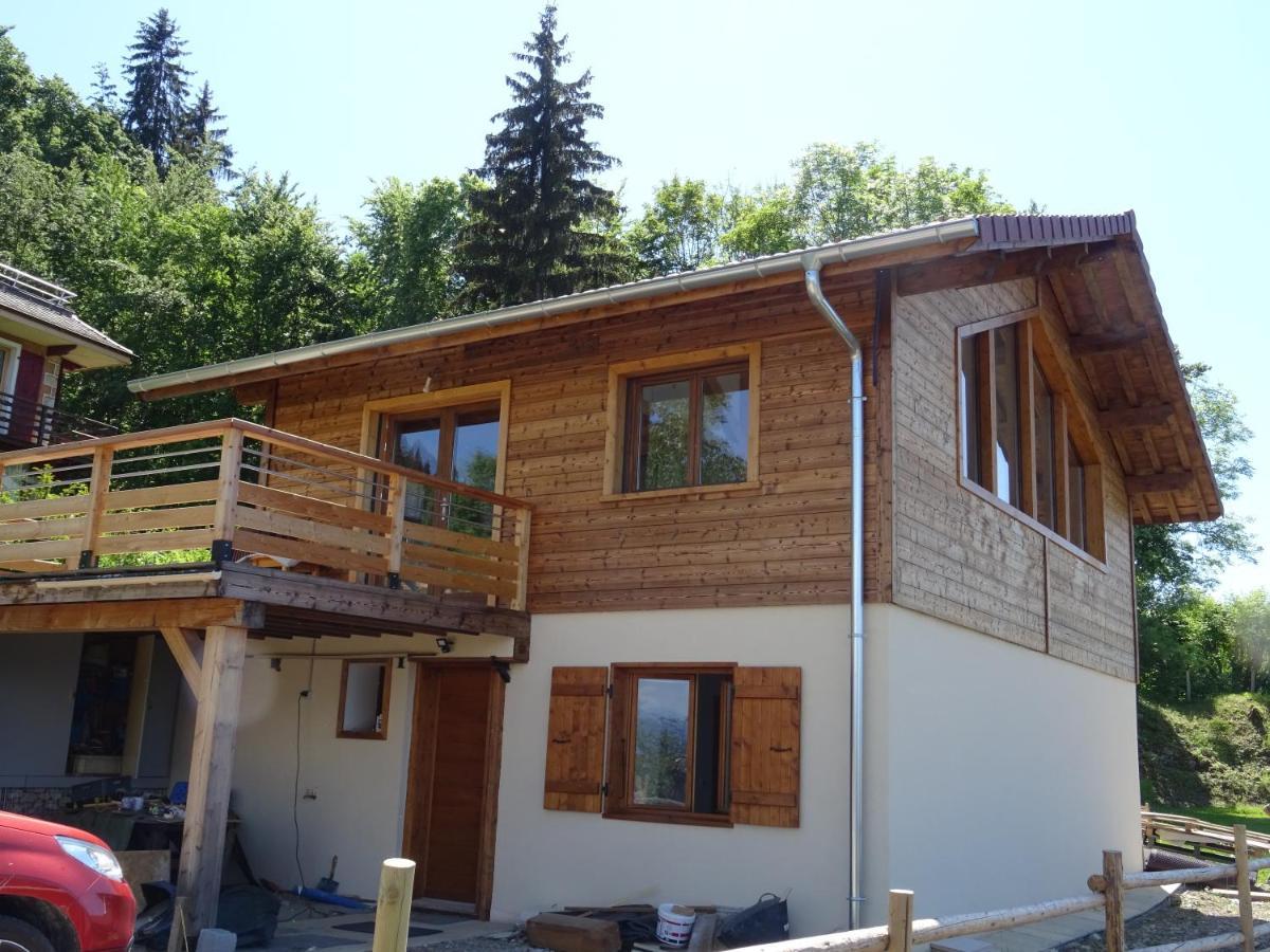 Chalet Neuf 6 Personnes Mont-Saxonnex Esterno foto