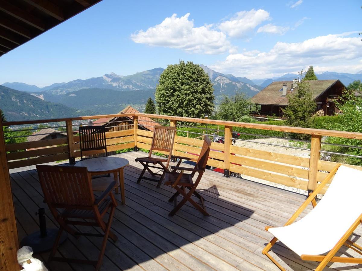 Chalet Neuf 6 Personnes Mont-Saxonnex Esterno foto