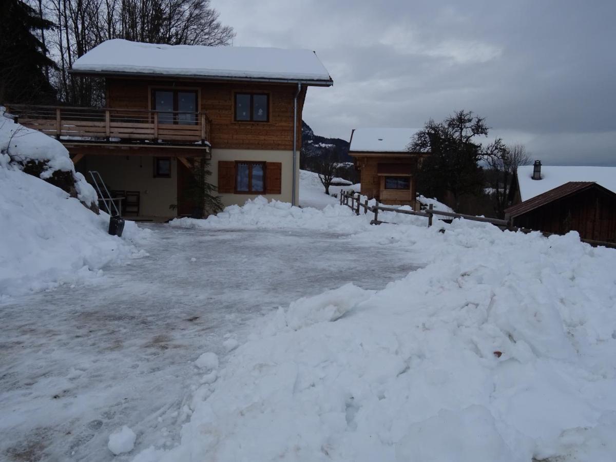 Chalet Neuf 6 Personnes Mont-Saxonnex Esterno foto